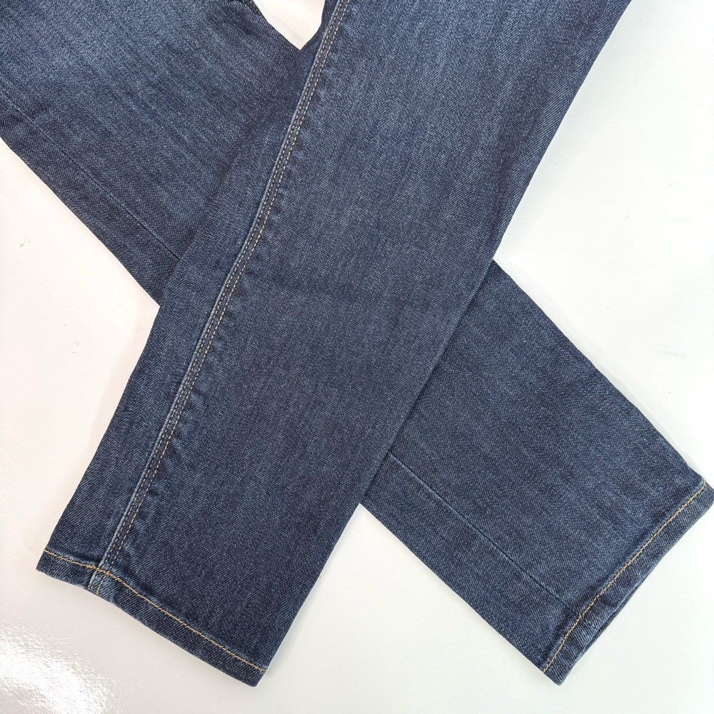 HUDSON Nico Midrise Size 26 Waist 32” Super Skinny Denim Dark Wash Blue Jeans - Picture 4 of 13